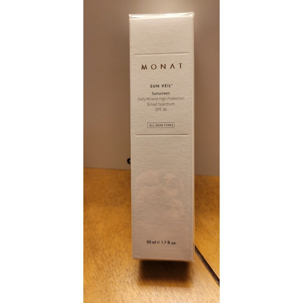 1 Monat Sun Veil Mineral Sunscreen 50ml 1.7fl oz SPF 30 Sealed Lot of 2